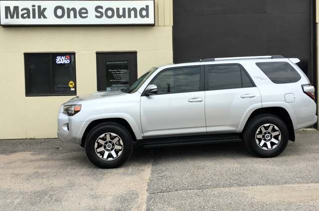 Toyota 2018 4Runner with professional window tint in North Bay